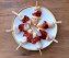 Brochette de chorizo, marinées dans du lait safrané